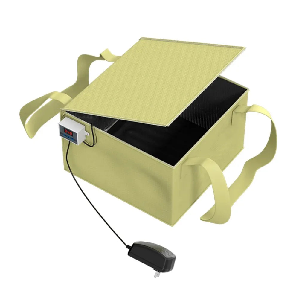 HeatNest- Dough Proofing Box with Heating Pad Foldable Bread Proofer Precise Temperature Control Sourdough Starter Box