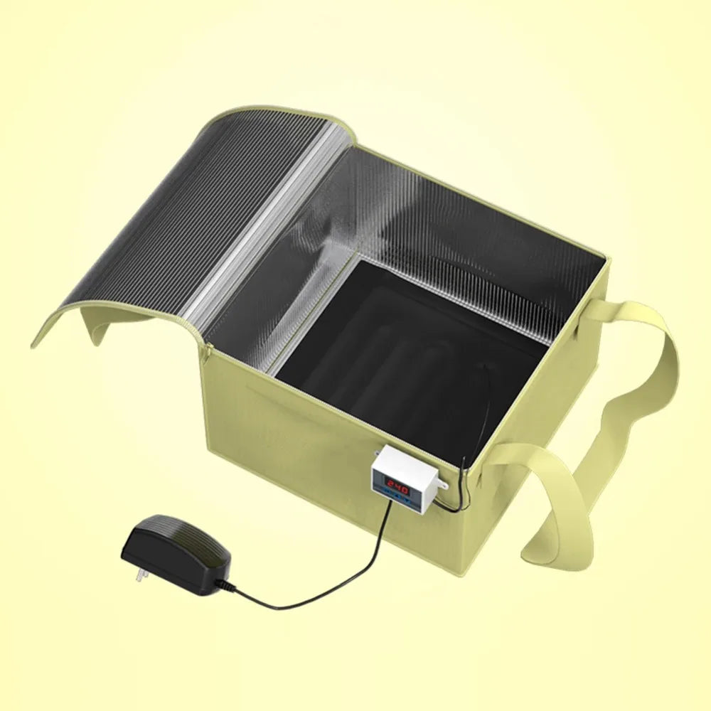 HeatNest- Dough Proofing Box with Heating Pad Foldable Bread Proofer Precise Temperature Control Sourdough Starter Box